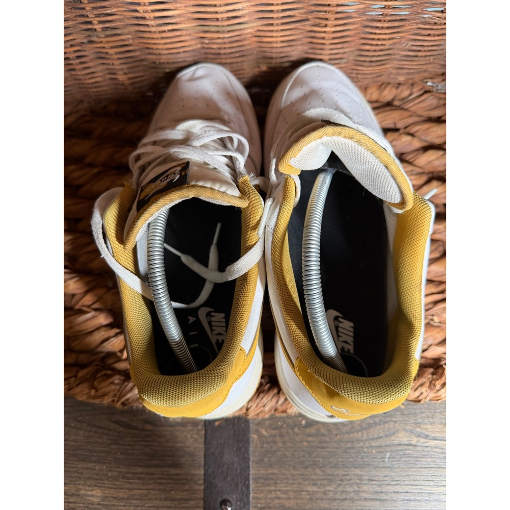 Nike Air Force 1 Low 07 LV8 Double Swoosh White University Gold CT2300-100 10.5 - Picture 5 of 8